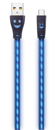 Show details for USB Datenkabel - Type C - schwarz mit blauer LED-Beleuchtung Picture of USB Datenkabel - Type C - schwarz mit blauer LED-Beleuchtung