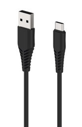 Show details for USB Datenkabel - schwarz - 100cm  Picture of USB Datenkabel - schwarz - 100cm
