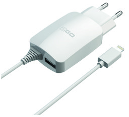 Bild von USB-Netz-Ladegerät 110V-240V - weiß