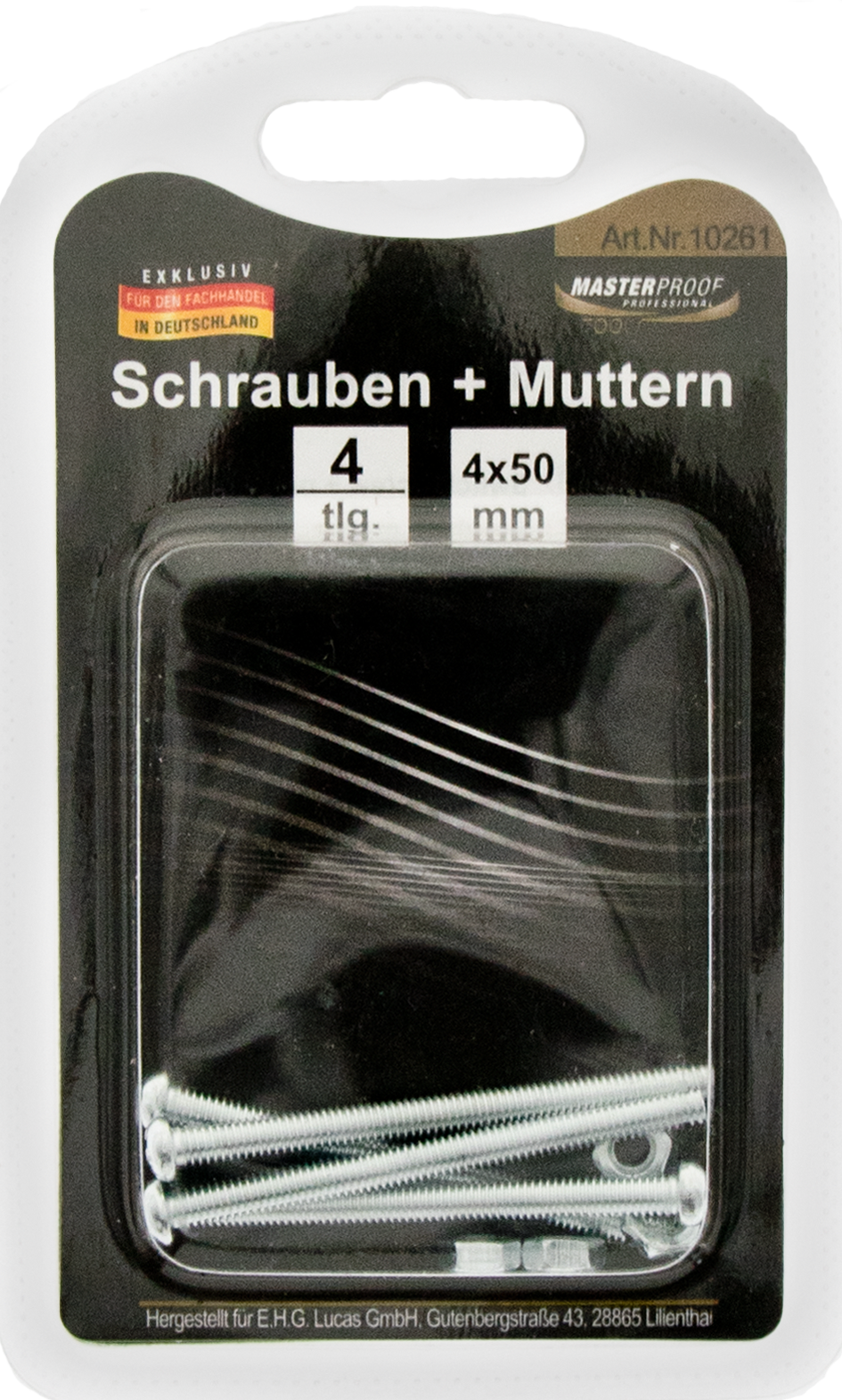 Picture of Schrauben und Muttern 4 x 50mm