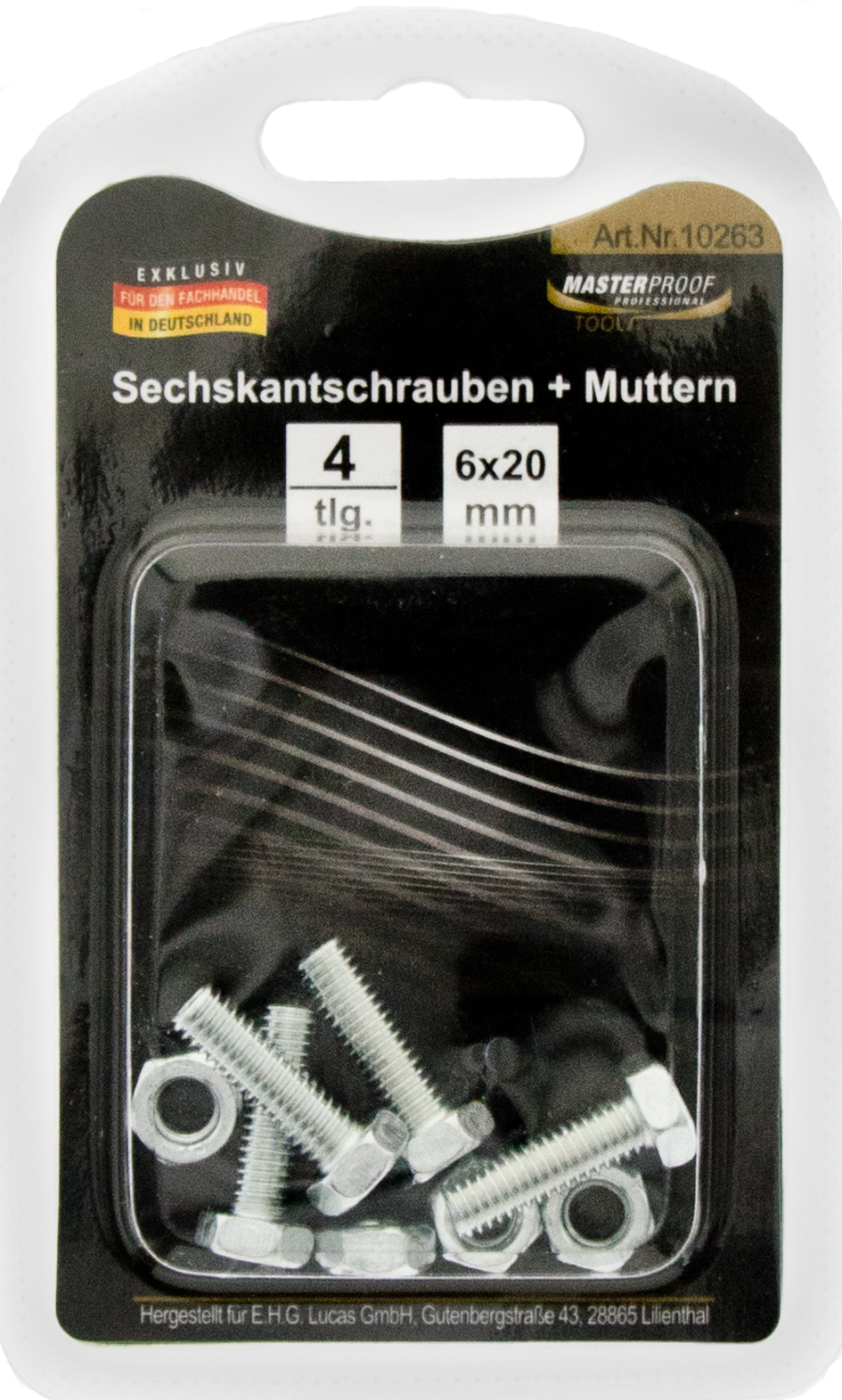 Picture of Sechskantschrauben und Muttern 6 x 20mm