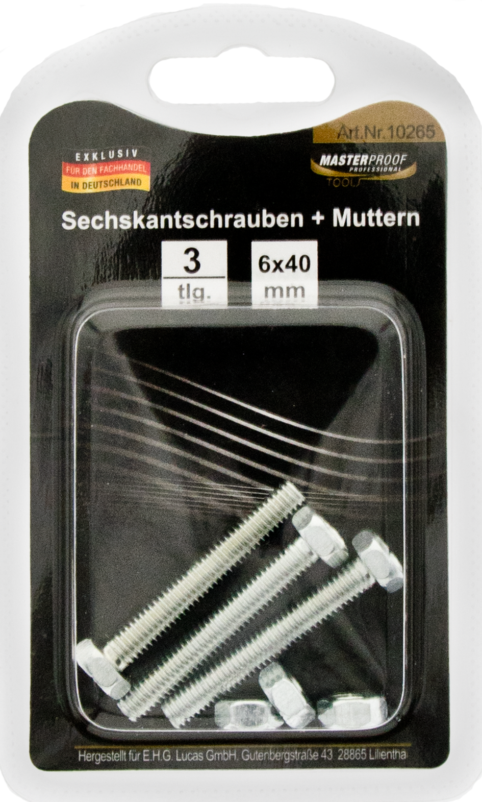 Picture of Sechskantschrauben und Muttern 6 x 40mm