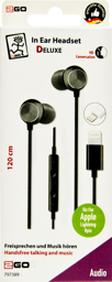 Bild von In-Ear-Headset Deluxe schwarz / anthrazit