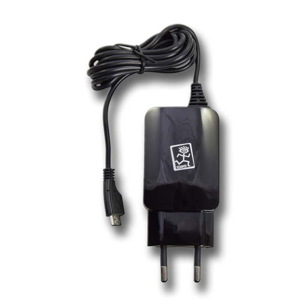 Picture of Netz-Ladegerät 100V-240V Micro-USB + 1 x Universal USB 2A, schwarz