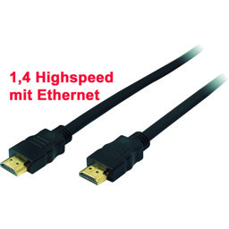 Bild von HDMI Verbindungskabel - schwarz