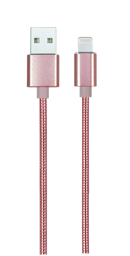 Bild von USB-Datenkabel "Luxury" - rose - 100cm