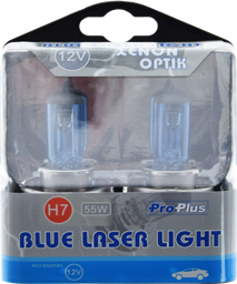 Bild von Blue Laser Light 12V 55W H7 2 Stück 