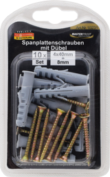 Picture of Spanplattenschrauben 4 x 40mm mit Dübel 8mm