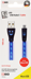 Picture of USB Datenkabel - Micro-USB - schwarz mit blauer LED-Beleuchtung