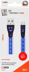 Picture of USB Datenkabel - Type C - schwarz mit blauer LED-Beleuchtung