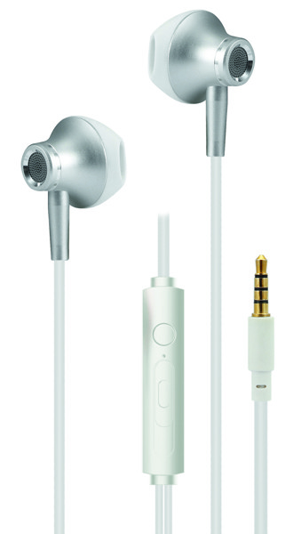 Picture of In-Ear Stereo-Headset weiß silber 