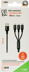 Picture of 3 in 1 USB Ladekabel - schwarz - 150cm 