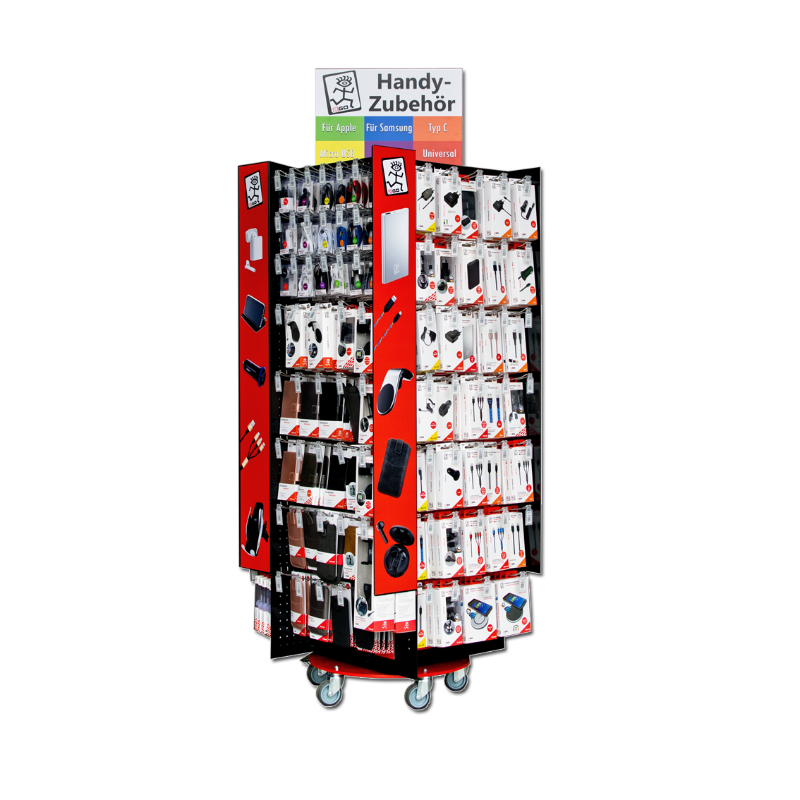 Picture of 2GO Bodendisplay XXL-Tower 4-seitig
