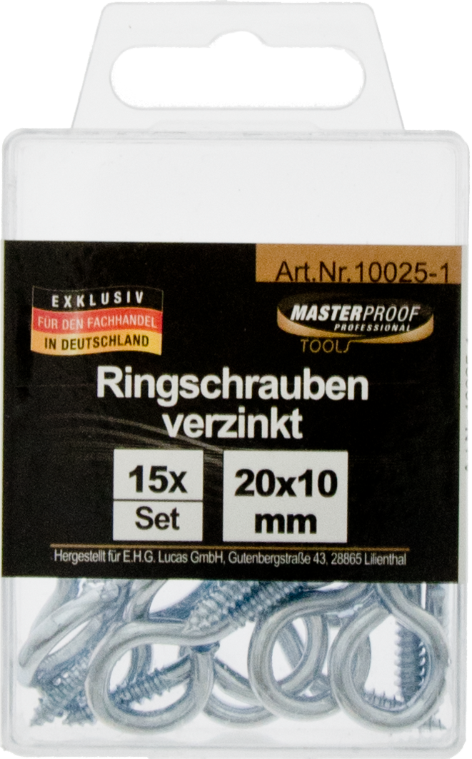 Picture of Ringschrauben verzinkt 20 x 10mm