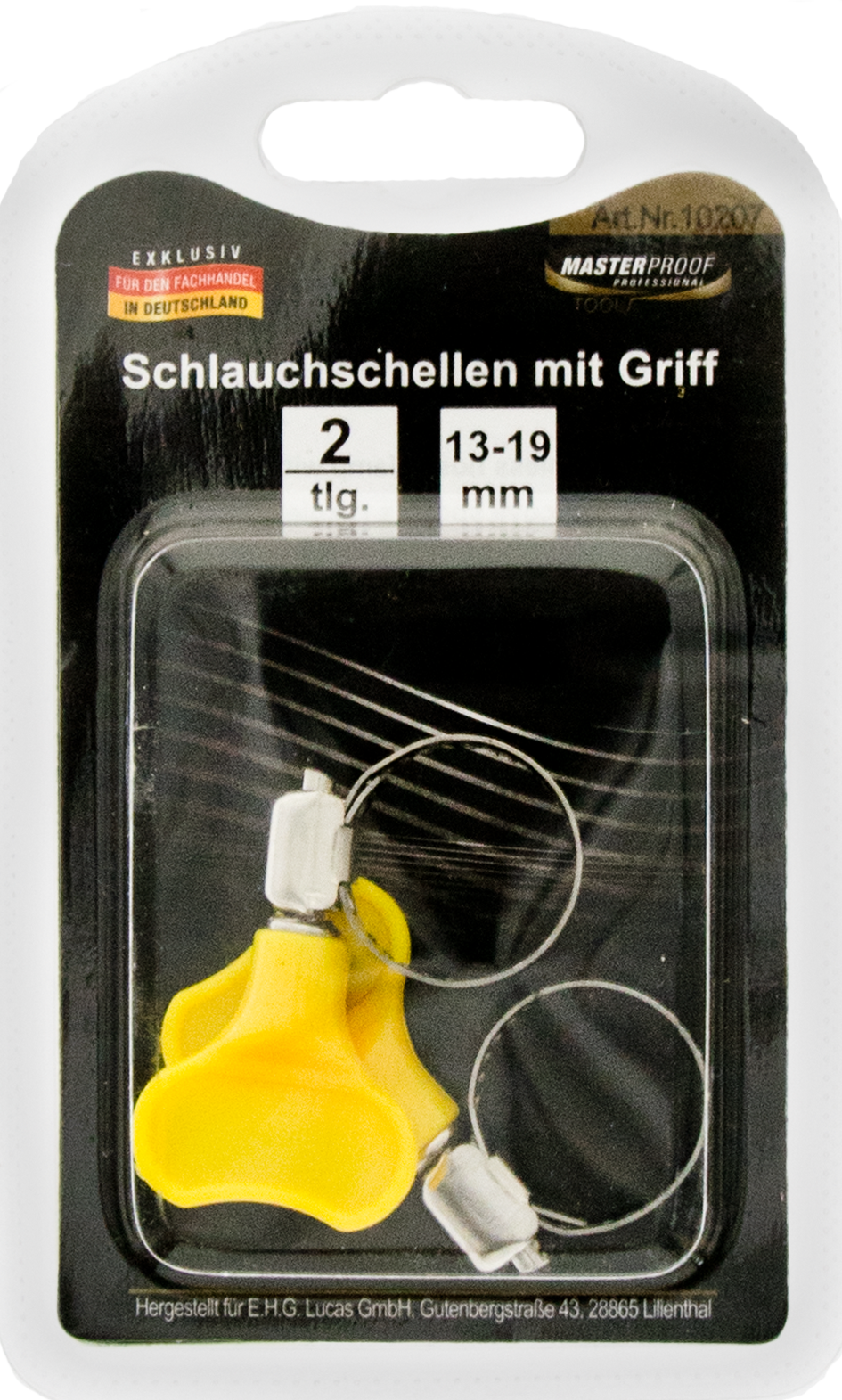 Picture of Schlauchschellen 13 - 19mm mit Griff
