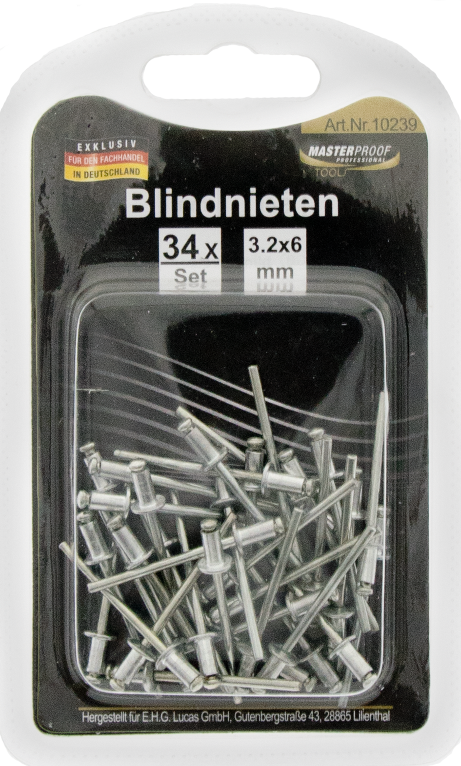 Picture of Blindnieten 3,2 x 6mm