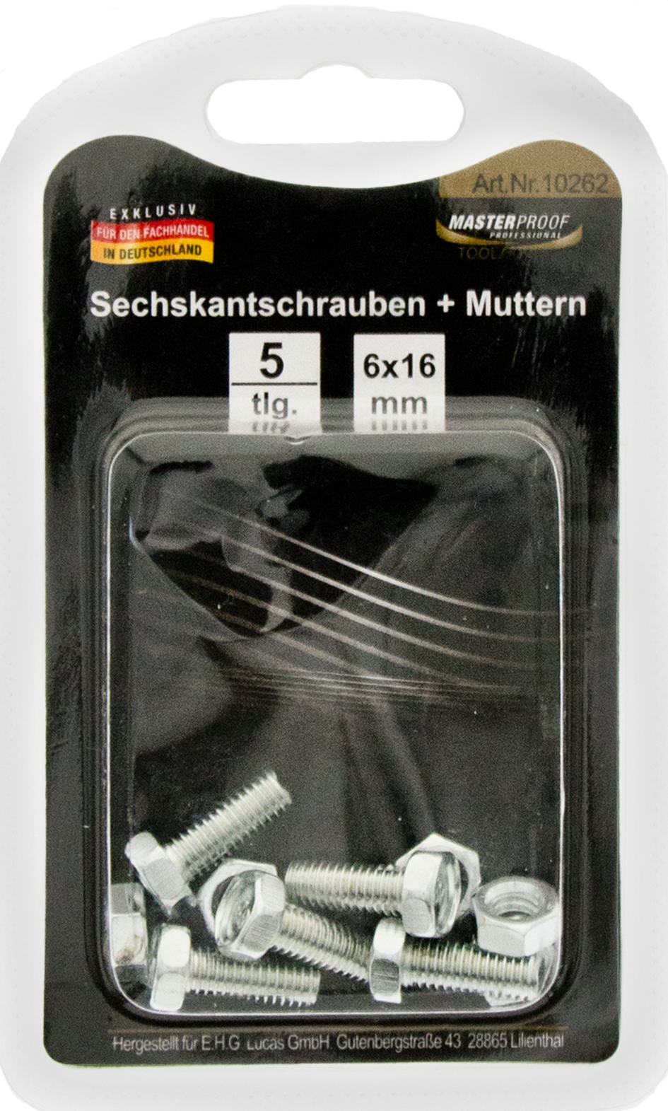 Picture of Sechskantschrauben und Muttern 6 x 16mm