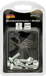Picture of Sechskantschrauben und Muttern 6 x 16mm