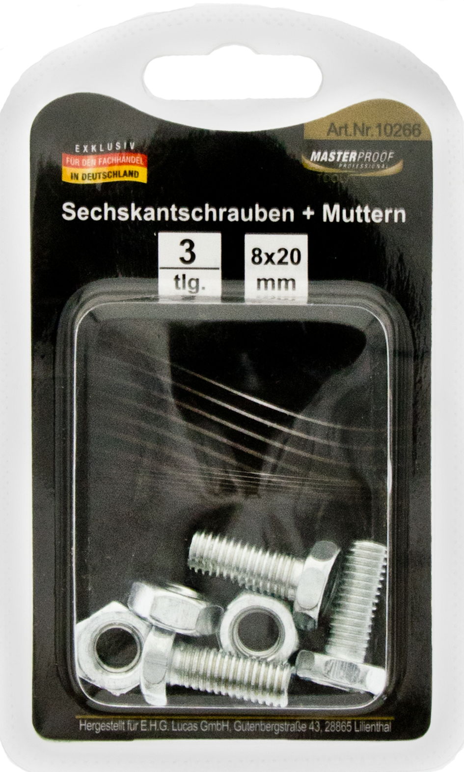 Picture of Sechskantschrauben und Muttern 8 x 20mm