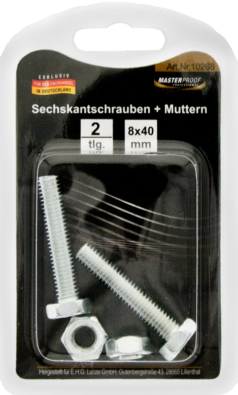 Picture of Sechskantschrauben und Muttern 8 x 40mm
