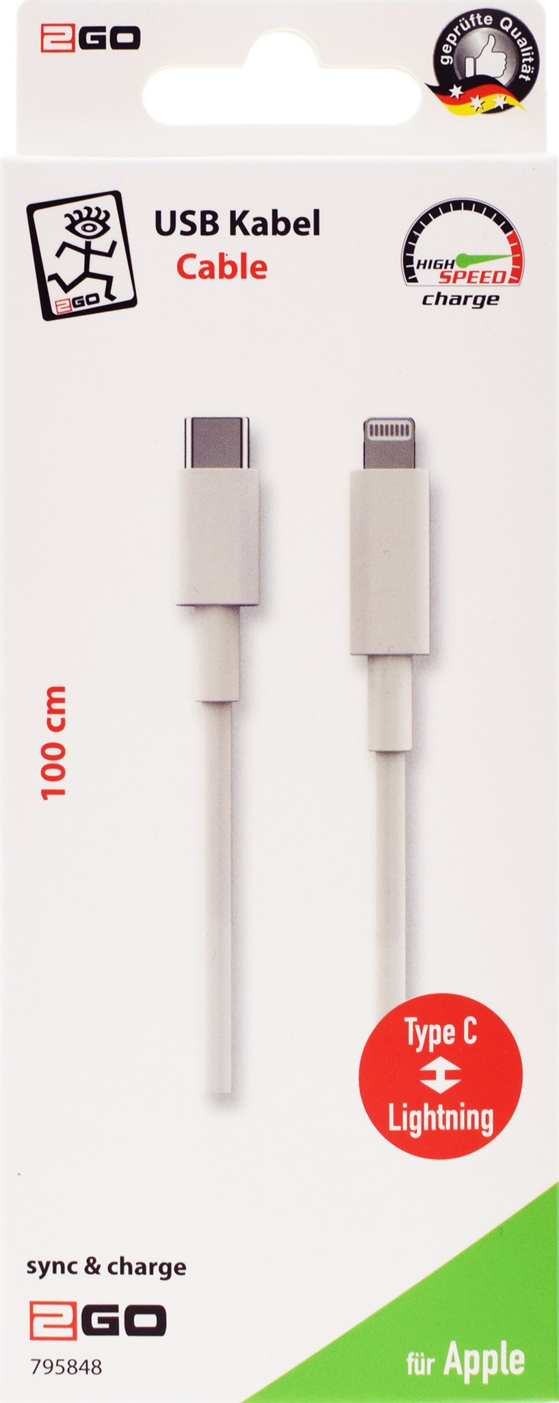 Picture of USB Datenkabel Type-C auf Lightning