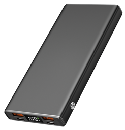 Bild von Powerbank Alu10 10000mA - 2x USB - 1x Type C