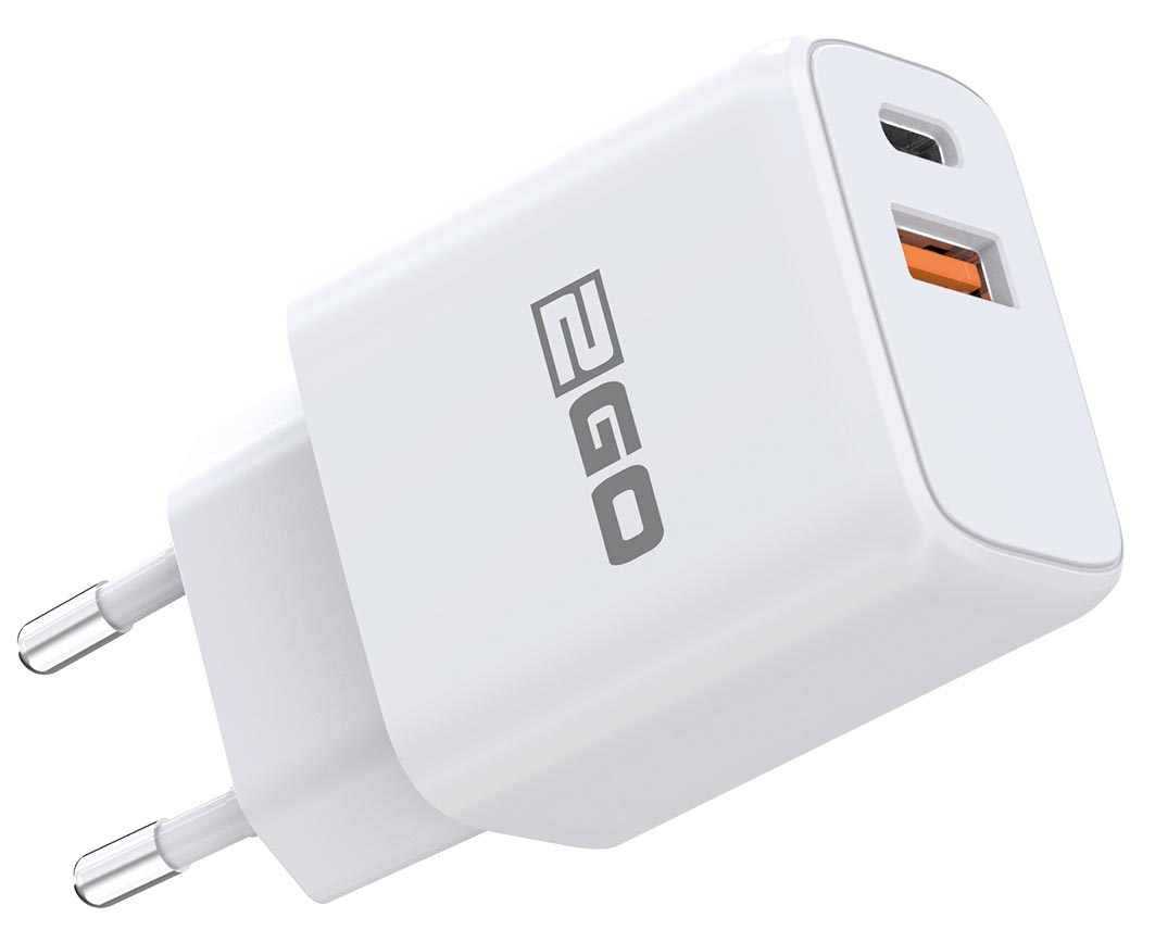 Bild von Netz-Ladegerät 100-240V Fast Charging - weiß