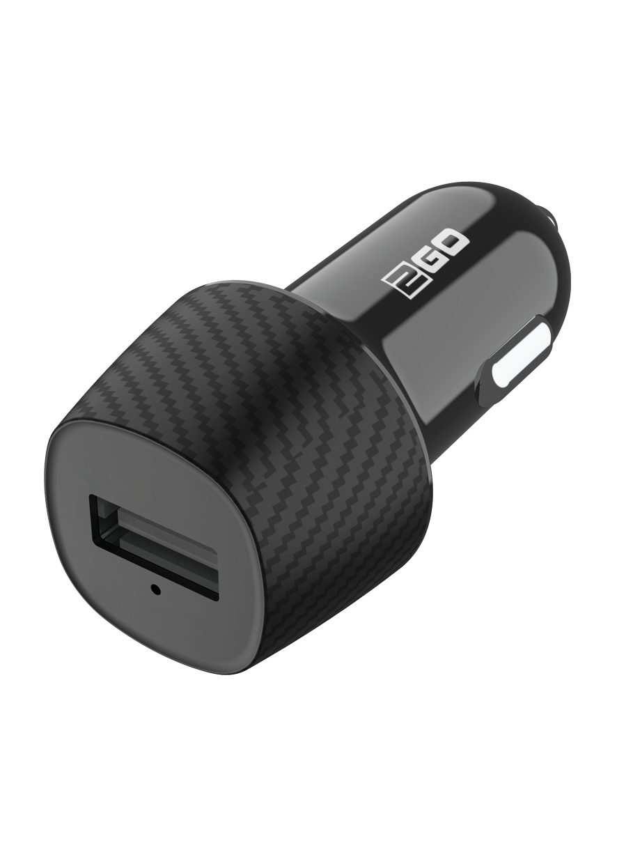 Bild von Kfz-Ladegerät 12 V / 24 V - schwarz