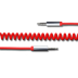 Picture of AUX-Kabel 3,5mm Klinkenstecker <-> 3,5mm Klinkenstecker 1,5m, Spiralkabel, rot