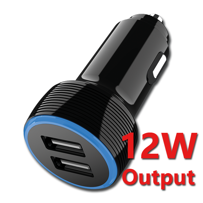 Bild von Kfz-Ladegerät 12 V / 24 V - schwarz