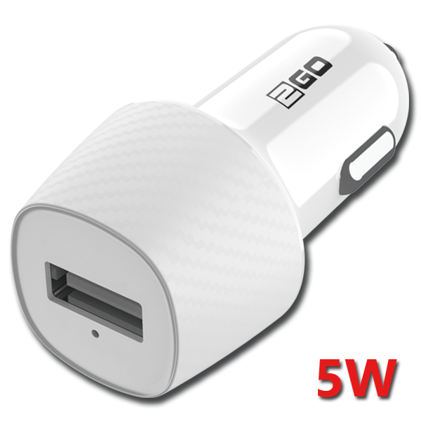 Bild von Kfz-Ladegerät 12 V / 24 V - weiß