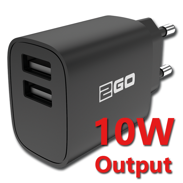 Bild von Netz-Ladegerät 100V-240V - schwarz