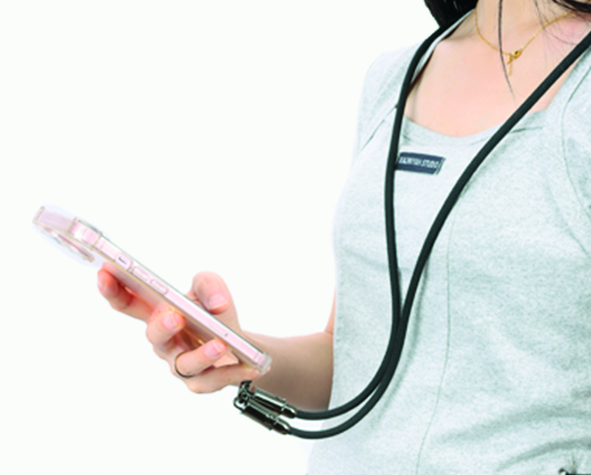 Bild von Universelle Handykette - beige - 120 cm