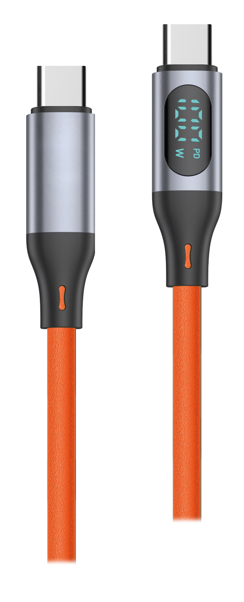 Picture of USB Datenkabel mit Display - 480 MBps - 100 W - 120 cm